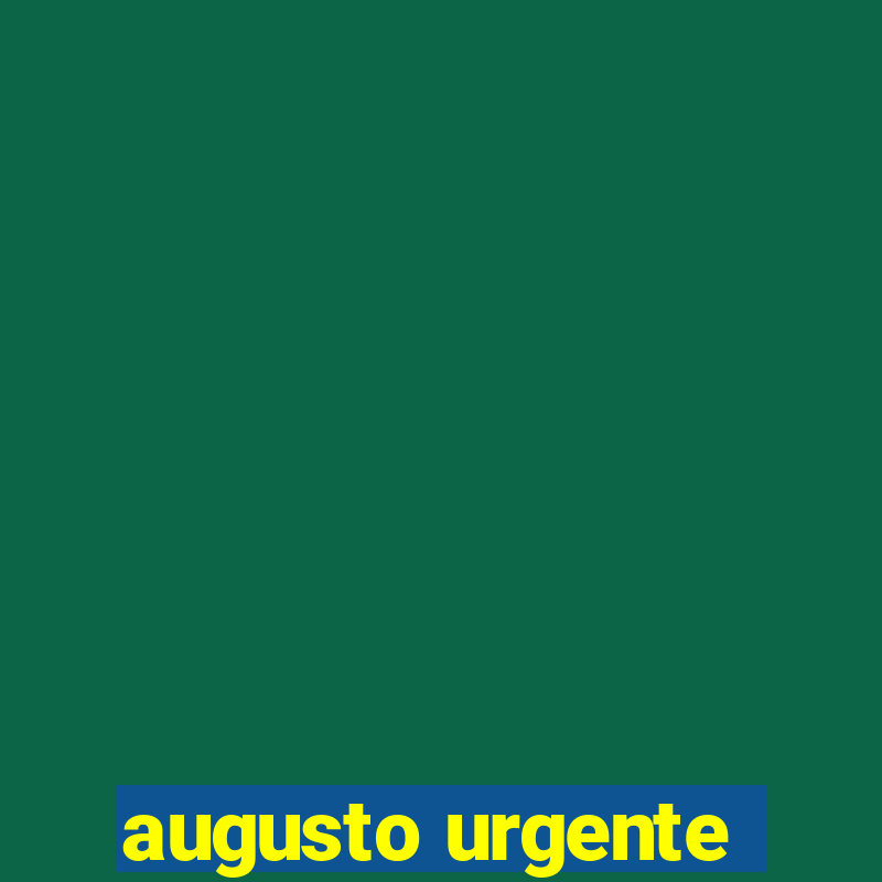 augusto urgente- jacobina 24 horas